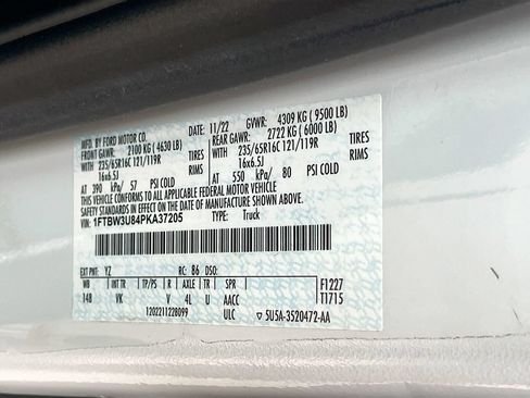 Used 2023 Ford Transit 350 148 High Roof Extended AWD w/ Load Area Protection Package image 27