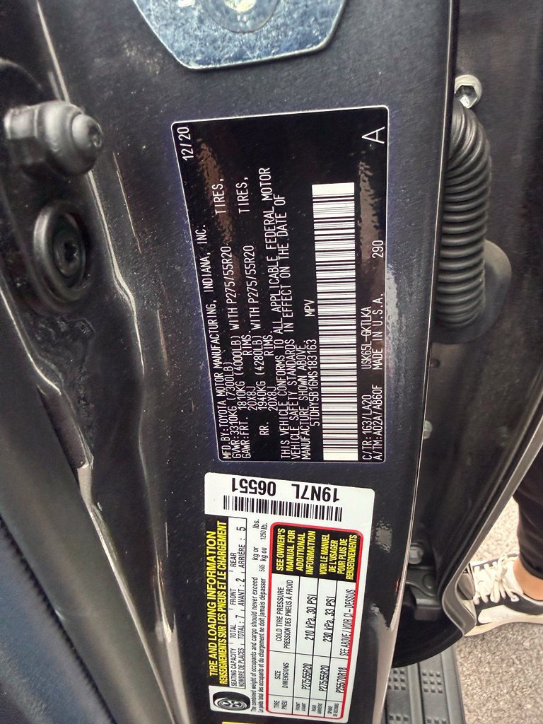 Used 2021 Toyota Sequoia Nightshade w/ Safety & Convenience Package AWD/4WD image 11