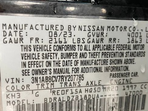 Used 2024 Nissan Sentra SV FWD image 29