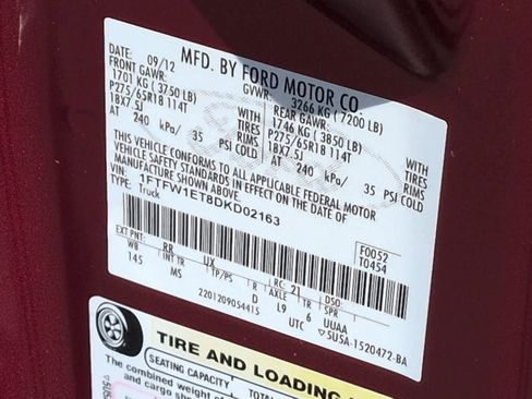 Used 2013 Ford F150 XLT w/ Luxury Equipment Group AWD/4WD image 31