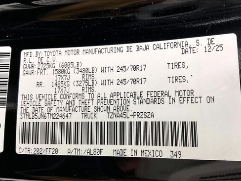 New 2026 Toyota Tacoma SR5 image 20