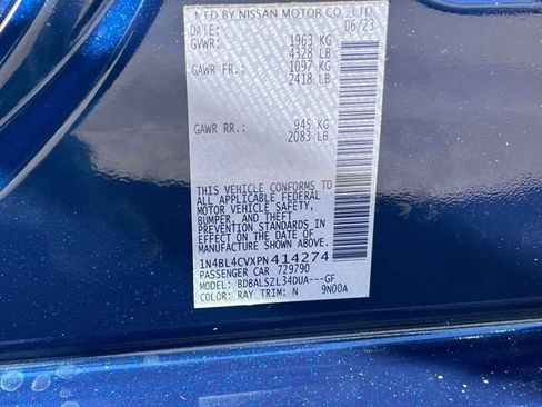 Certified 2023 Nissan Altima 2.5 SR FWD image 21