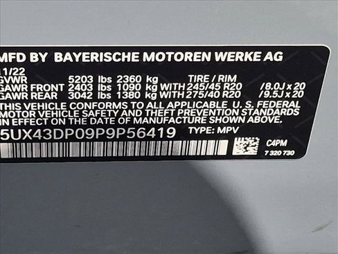 Used 2023 BMW X3 sDrive30i w/ M Sport Package RWD image 27