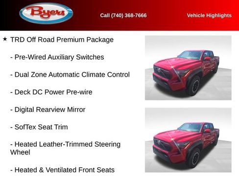 Used 2024 Toyota Tacoma TRD Off-Road w/ TRD Off Road Premium Package image 12