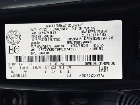 Used 2023 Ford F250 King Ranch w/ FX4 Off-Road Package AWD/4WD image 50