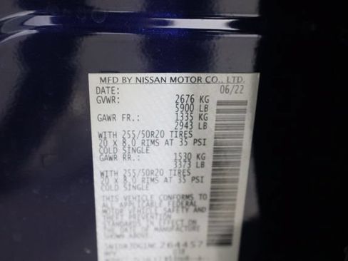 Used 2022 Nissan Pathfinder Platinum w/ Cargo Package FWD image 38