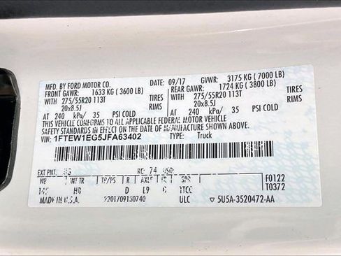Used 2018 Ford F150 Lariat w/ Equipment Group 502A Luxury AWD/4WD image 29