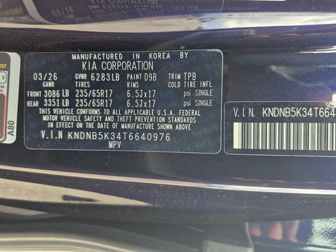 New 2026 Kia Carnival LX FWD image 24