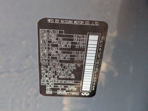 Certified 2025 INFINITI QX55 Luxe w/ Accent Package image 32