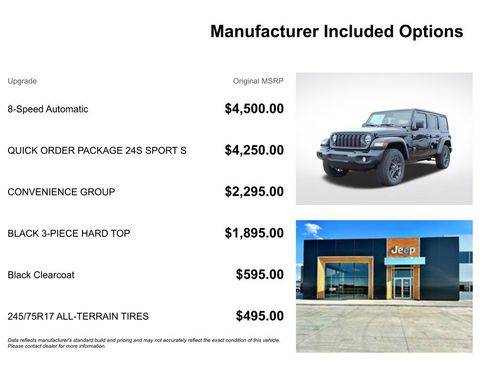 New 2026 Jeep Wrangler Unlimited Sport AWD/4WD image 7