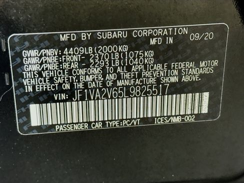 Used 2020 Subaru WRX STI Limited AWD/4WD image 40