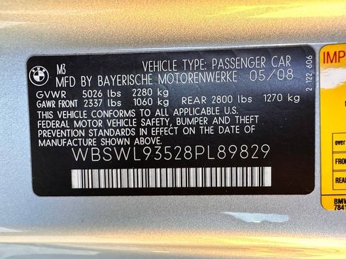 Used 2008 BMW M3 Convertible RWD image 11