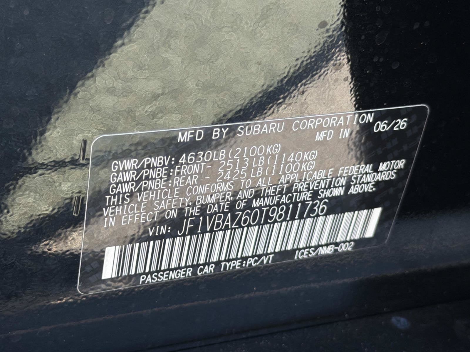 New 2026 Subaru WRX GT AWD/4WD image 25