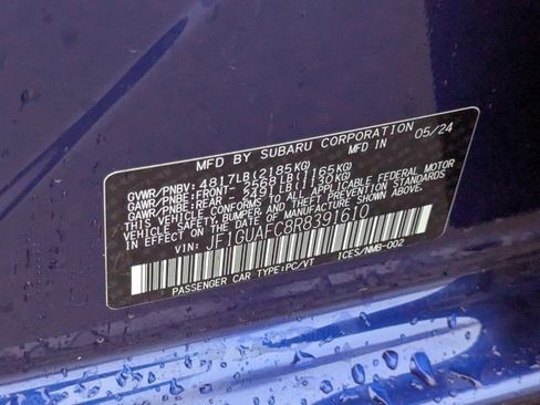 Certified 2024 Subaru Impreza 2.0i Sport image 37