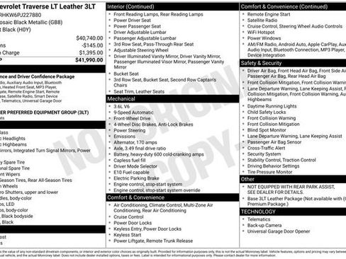 Used 2023 Chevrolet Traverse LT FWD image 6