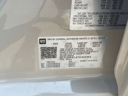 New 2026 GMC Sierra 1500 AT4X AWD/4WD image 25