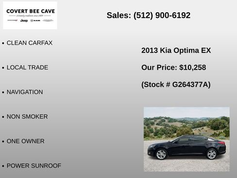 Used 2013 Kia Optima EX w/ Premium Pkg FWD image 6