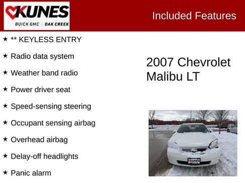 Used 2007 Chevrolet Malibu LT image 2
