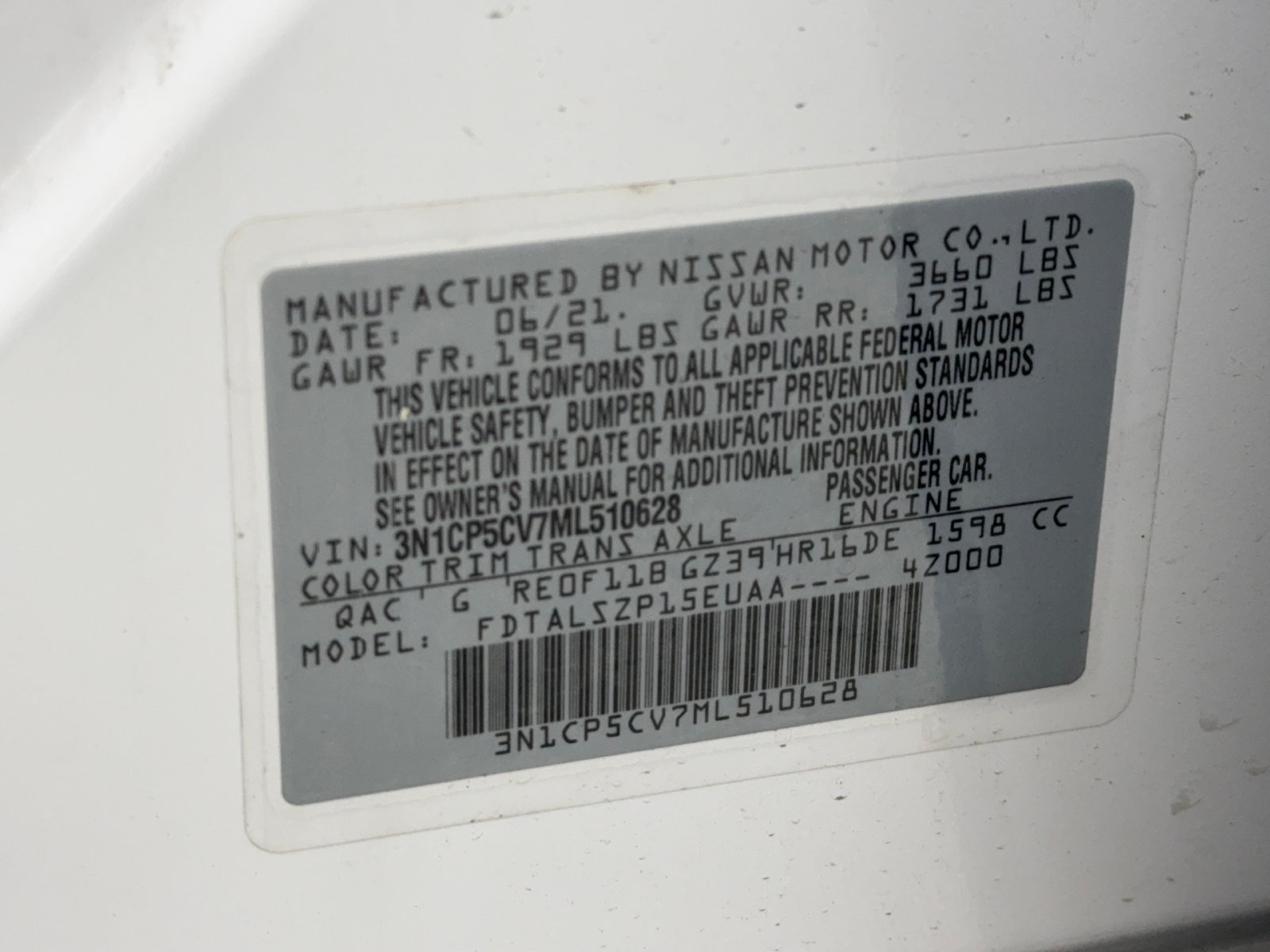 Used 2021 Nissan Kicks SV FWD image 55