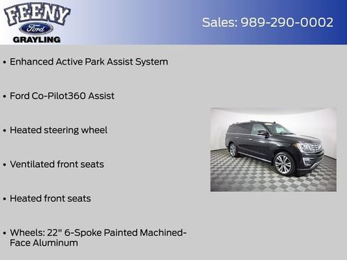 Used 2020 Ford Expedition Max Limited w/ Equipment Group 302A AWD/4WD image 17