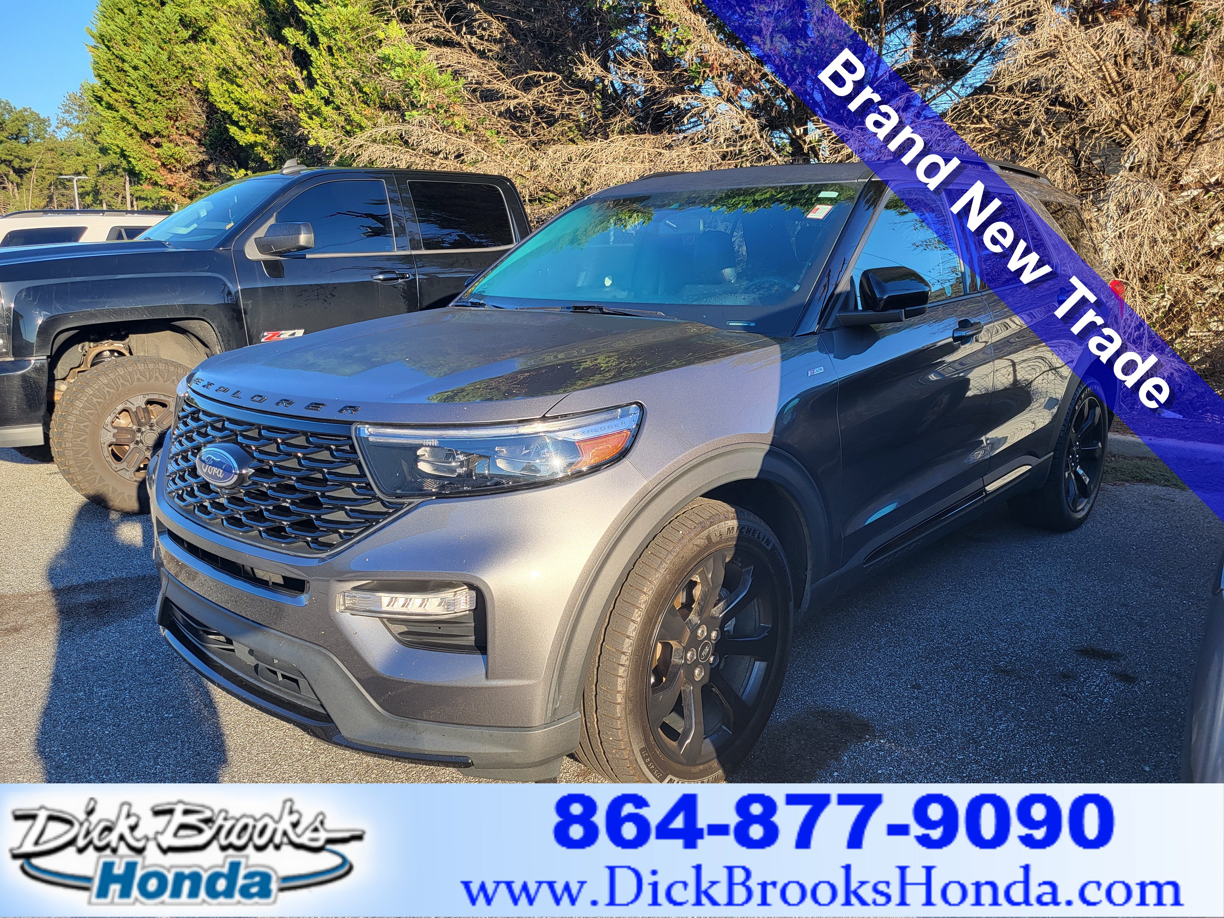 Used 2022 Ford Explorer ST-Line w/ Class IV Trailer Tow Package RWD image 1
