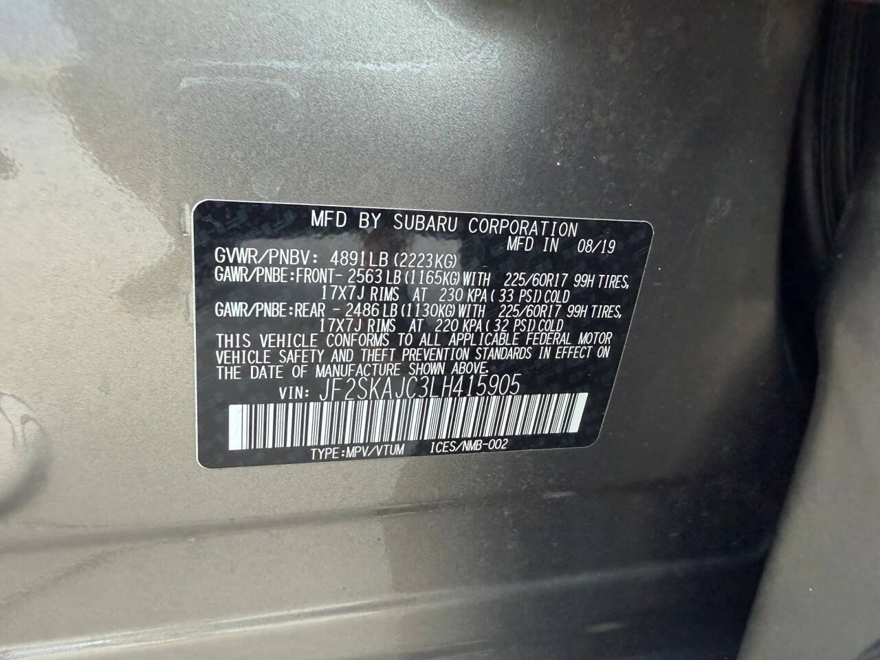 Used 2020 Subaru Forester Premium w/ Popular Package #1 AWD/4WD image 32
