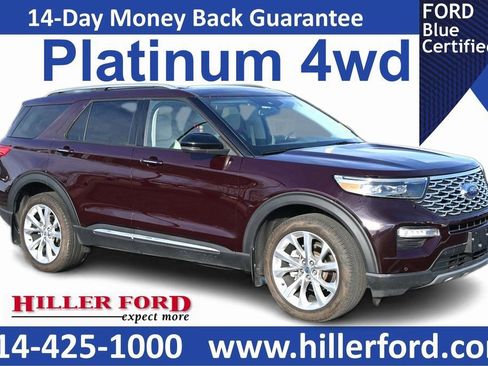 Certified 2022 Ford Explorer Platinum w/ Equipment Group 601A image 1