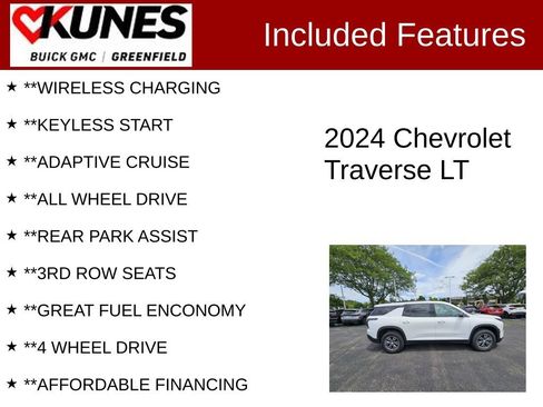 Used 2024 Chevrolet Traverse LT AWD/4WD image 3