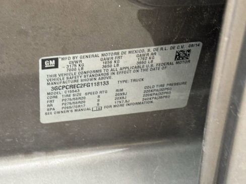 Used 2015 Chevrolet Silverado 1500 LT w/ Texas Edition, 1LT Trim image 9