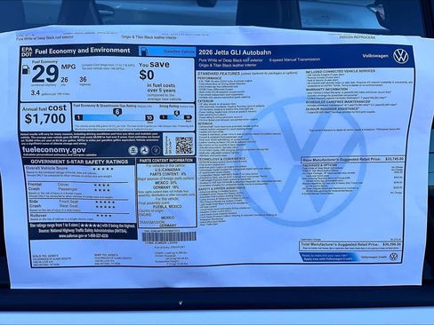 New 2026 Volkswagen Jetta GLI Autobahn image 19