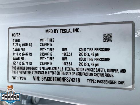 Used 2022 Tesla Model 3 Standard Range RWD image 22