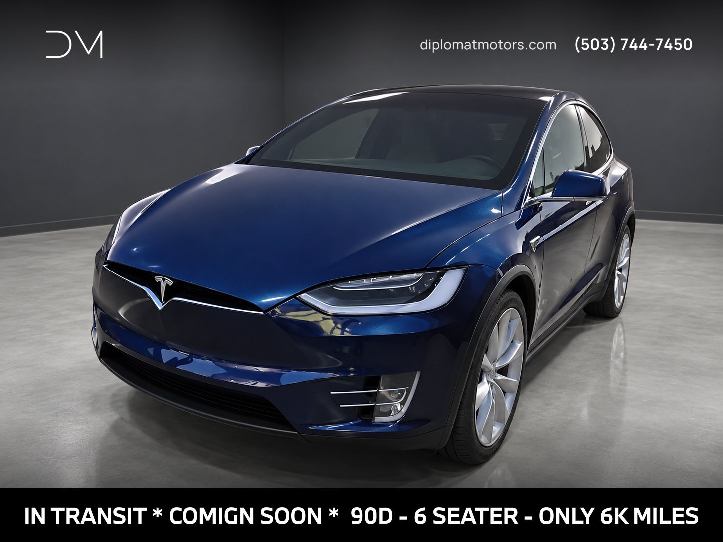 Used 2016 Tesla Model X 90D AWD/4WD image 1