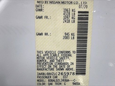 Used 2020 Nissan Altima 2.5 S image 33