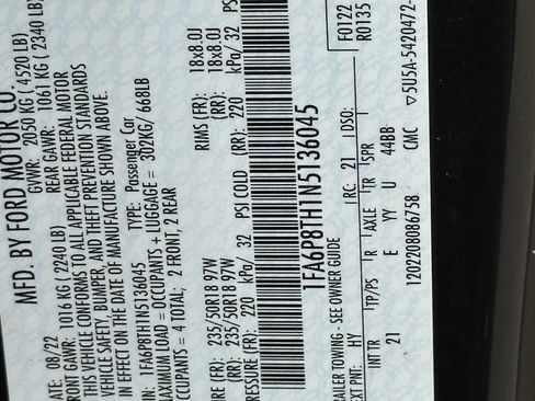 Used 2022 Ford Mustang Coupe w/ Equipment Group 101A image 36