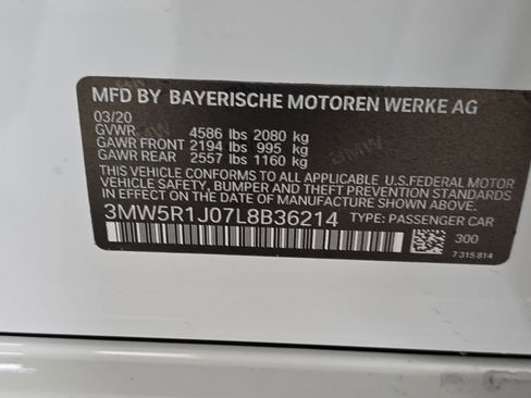 Used 2020 BMW 330i Sedan w/ Convenience Package image 33