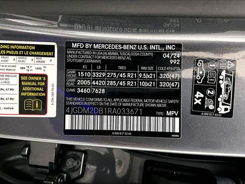 Certified 2024 Mercedes-Benz EQS 450+ SUV image 33