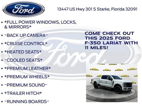 New 2025 Ford F350 Lariat w/ Lariat Ultimate Package image 10