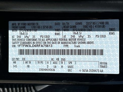 Used 2024 Ford F150 XLT w/ Equipment Group 302A MID AWD/4WD image 30