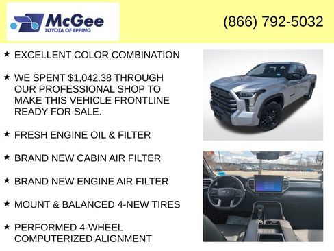 Used 2025 Toyota Tundra Limited AWD/4WD image 8