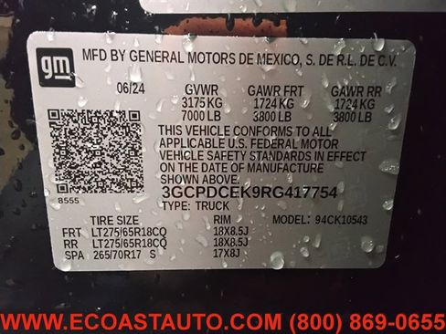 Used 2024 Chevrolet Silverado 1500 Custom Trail Boss image 20