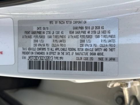 Used 2016 MAZDA CX-9 Grand Touring AWD/4WD image 13