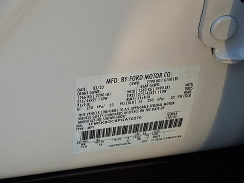 Certified 2023 Ford Explorer ST w/ Equipment Group 401A image 29