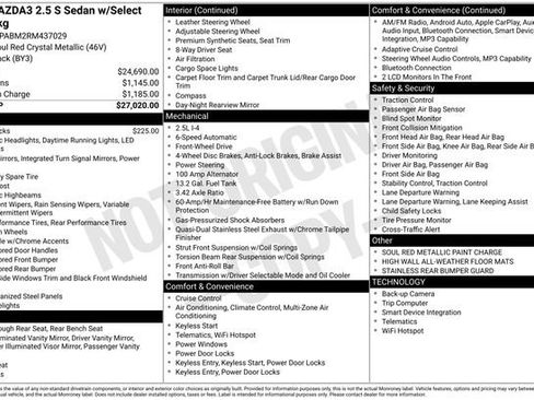 Used 2024 MAZDA MAZDA3 s image 51