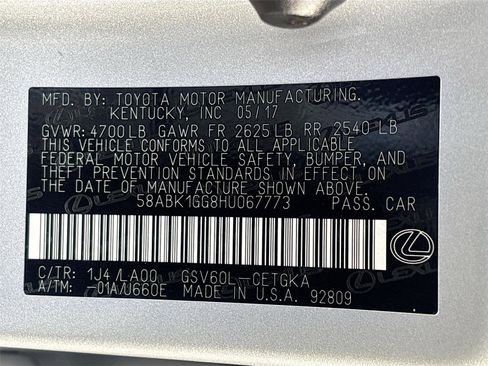 Used 2017 Lexus ES 350 w/ Accessory Package 2 image 33