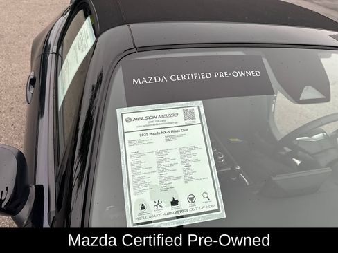Certified 2025 MAZDA MX-5 Miata Club w/ Appearance Package RWD image 58