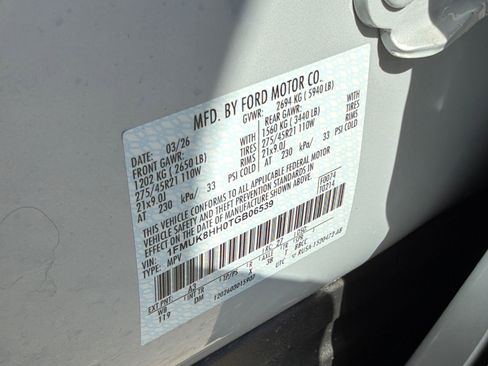 New 2026 Ford Explorer Platinum w/ LUX Leather Package image 37