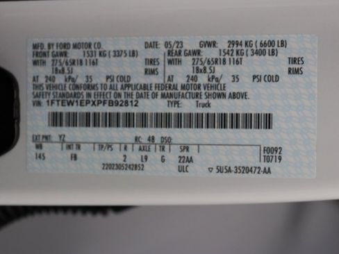 Certified 2023 Ford F150 XLT w/ Equipment Group 302A High image 24