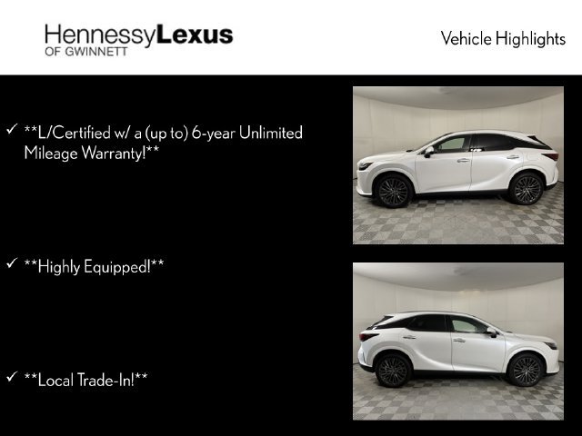 Used 2024 Lexus RX 350 w/ Accessory Package (K3) AWD/4WD image 12
