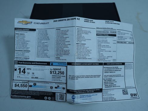 Used 2025 Chevrolet Corvette Z06 w/ Z07 Performance Package RWD image 58