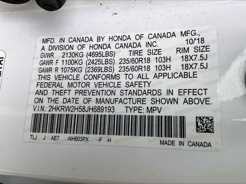 Certified 2018 Honda CR-V EX image 35